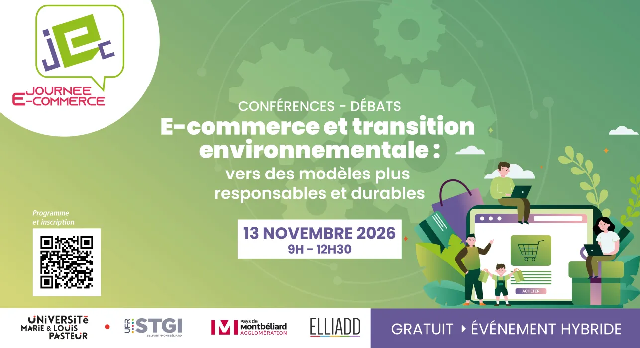 Journée E-Commerce 2026 : « E-commerce et transition environnementale : vers des modèles plus responsables et durables »